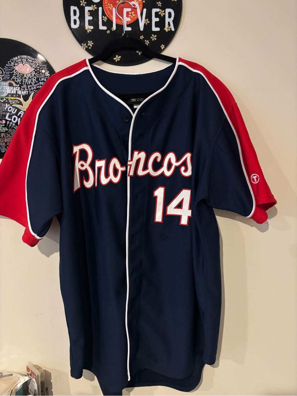 Vintage 90’s TAG Denver Broncos Baseball Fashion Jersey